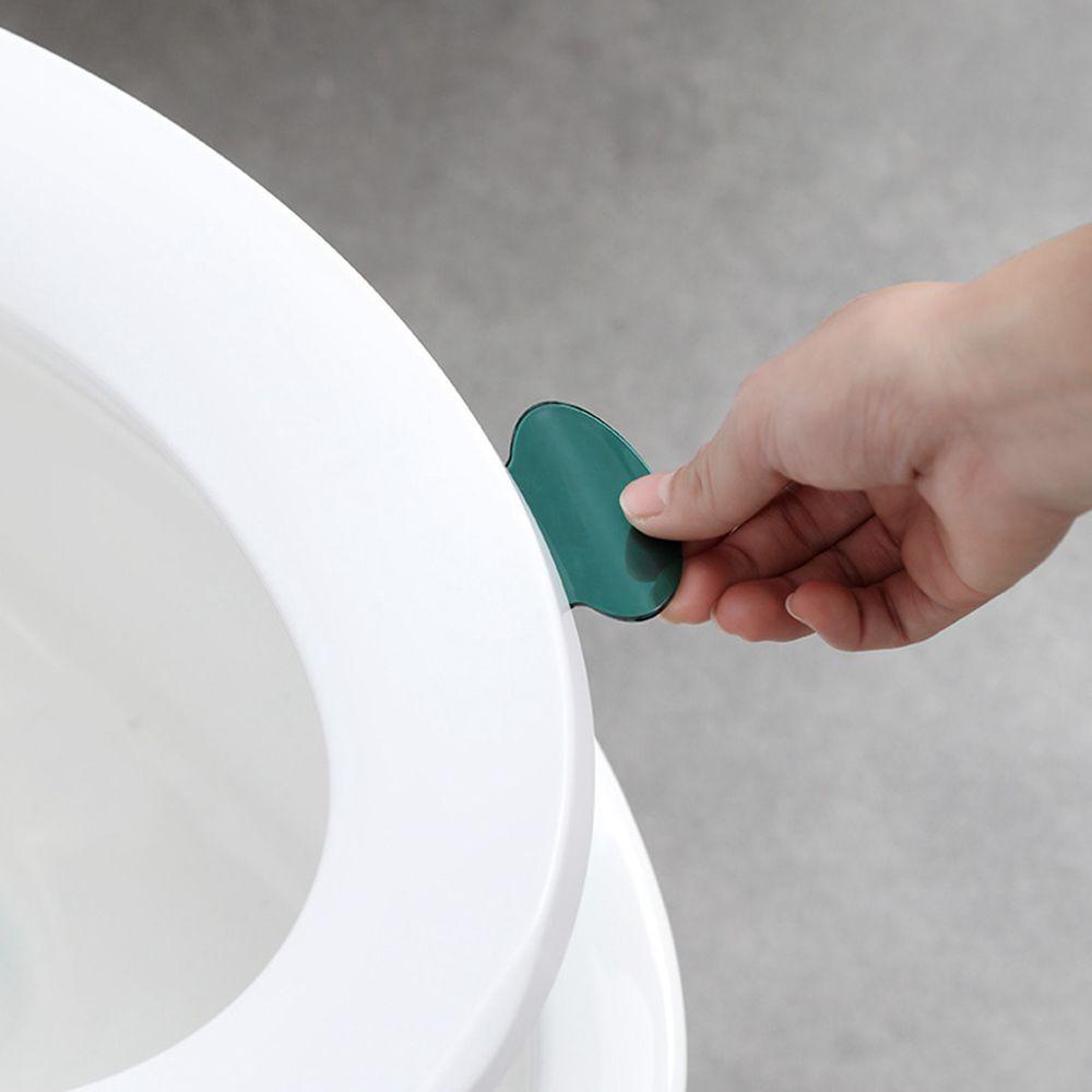 [Elegan] Toilet Seat Lifter Kamar Mandi Rumah Portable Travel Gagang Plastik Transparan