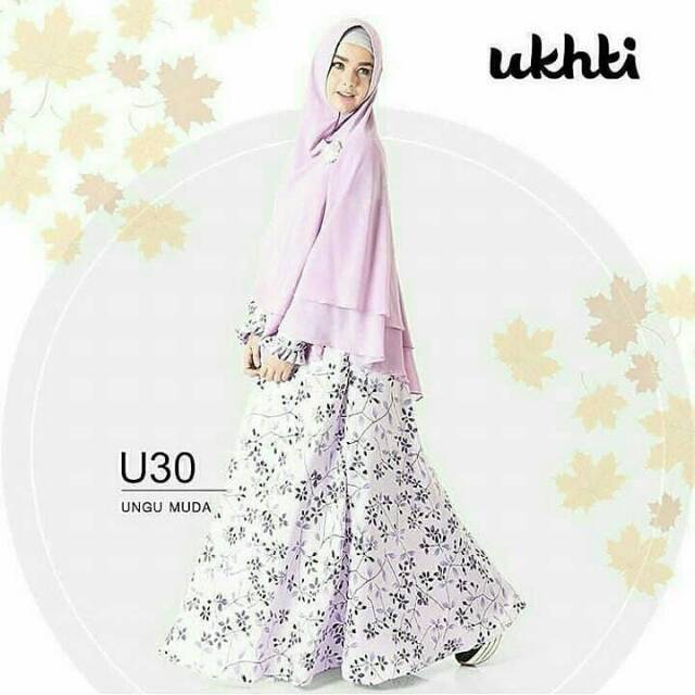 NEW GAMIS ORI UKHTI | U30 | GAMIS SYARI | GAMIS MOTIF BUNGA