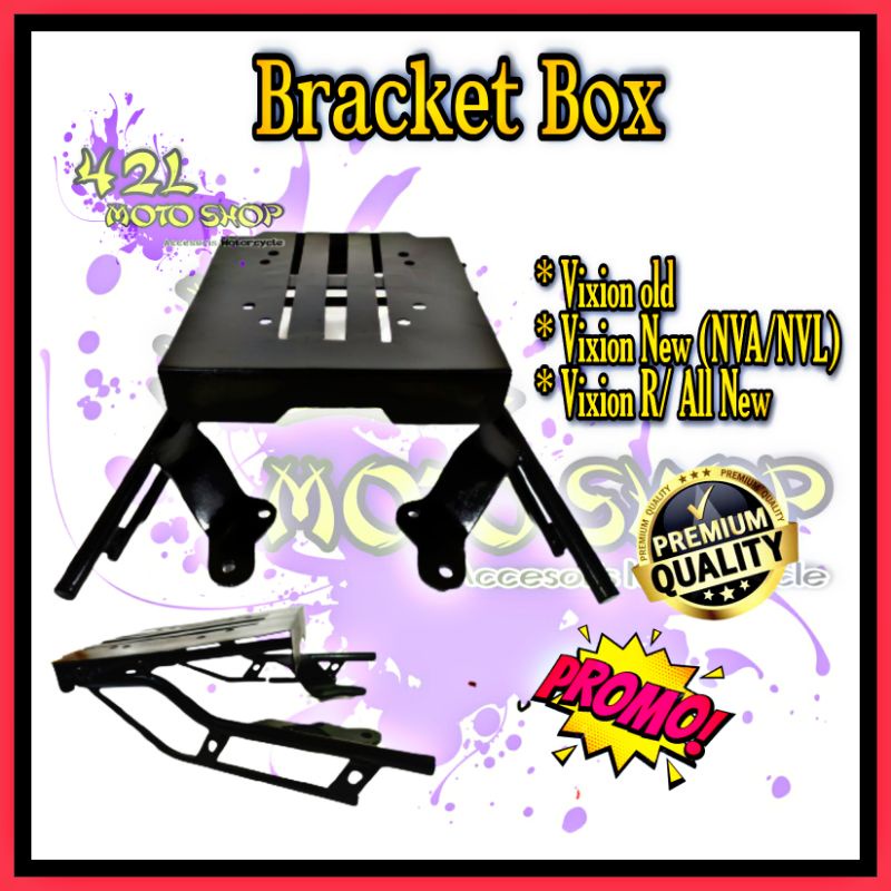 bracket box vixion braket geser v-ixion old new NVA NVL all new vixion R nmax old touring adventure