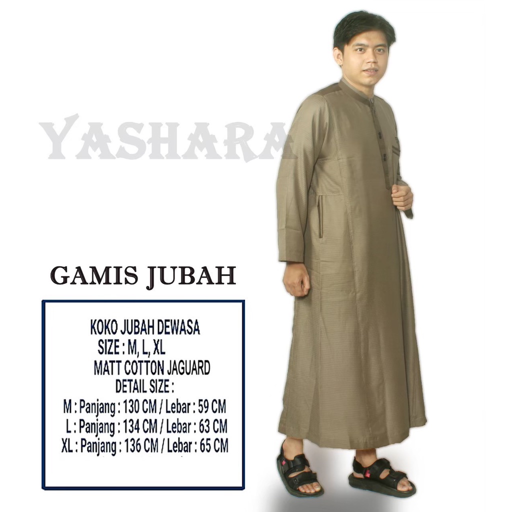 jubah muslim pria - jubah muslim pria dewasa lengan panjang - jubah muslim pakistan - jubah pria polos - baju lebaran - terbaru dan terlaris 2022