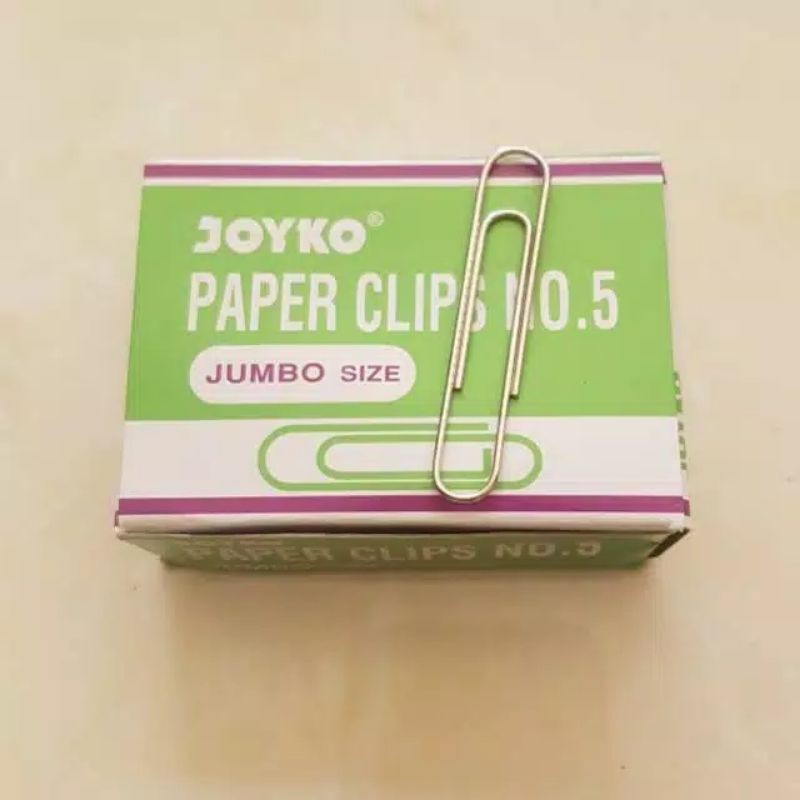 

PAPER CLIP KERTAS JOYKO NO 5 (PACK)