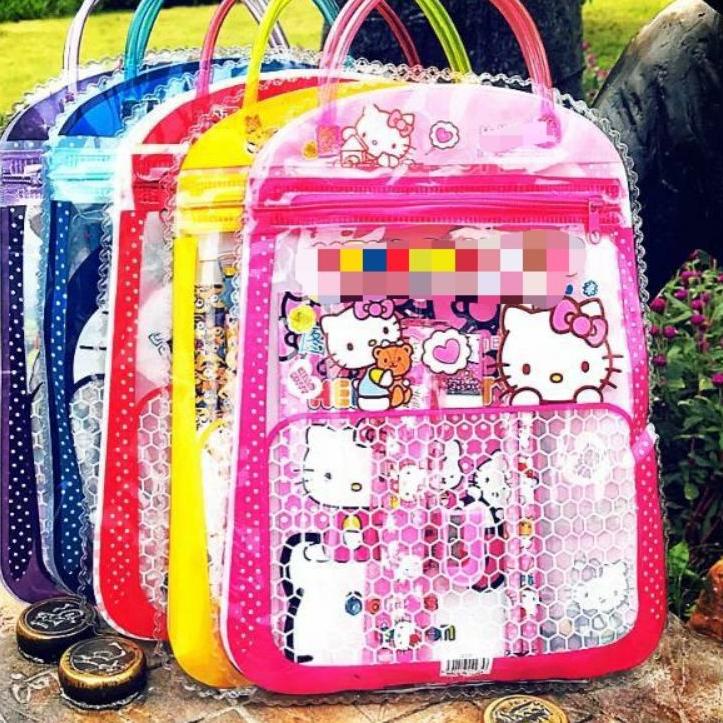 

Free OngkirSTATIONARY SET FREE BAG / SET ALAT TULIS ANAK SEKOLAH MOTIF KARTUN.produck terbaik