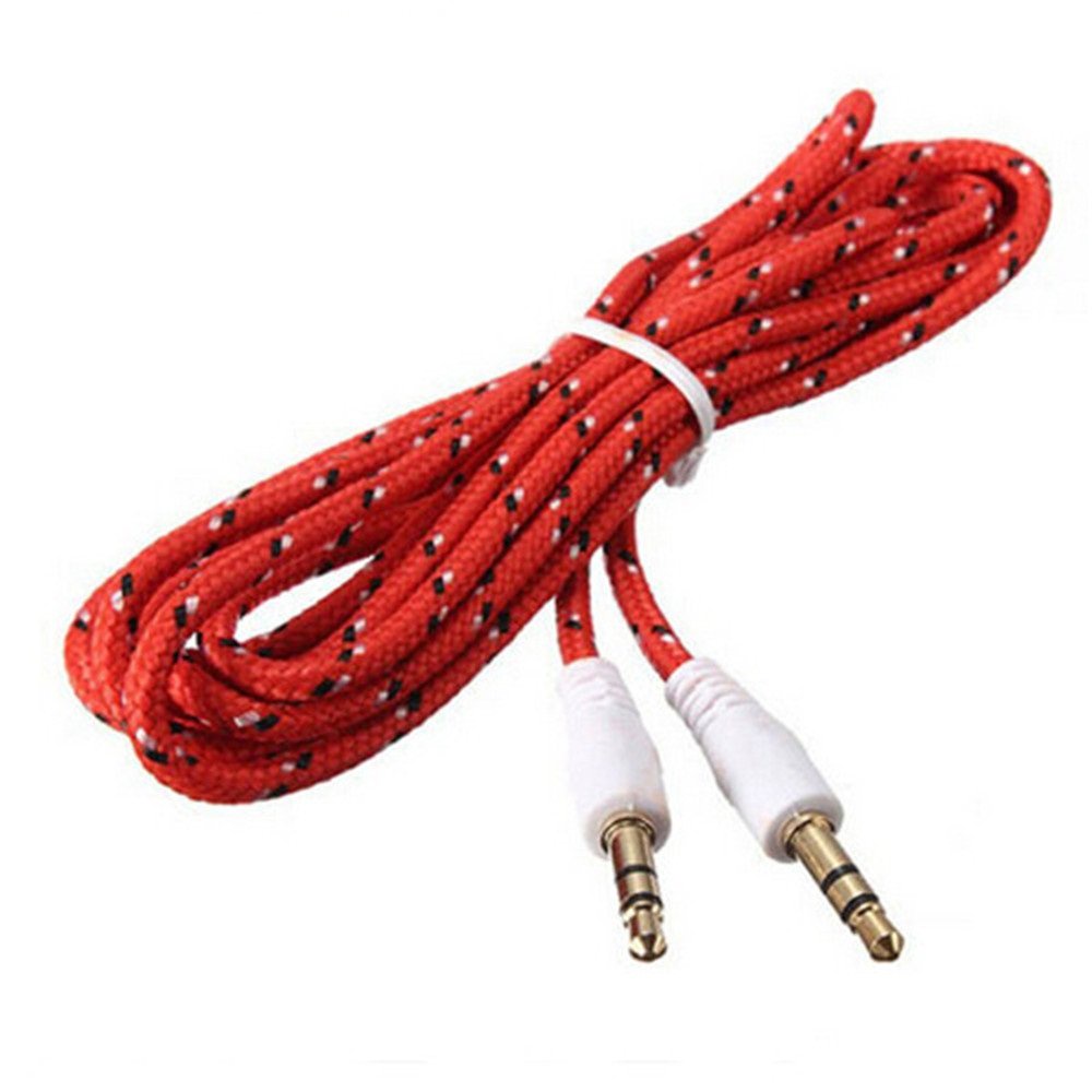 3.5mm Universal AUX Kabel Tambahan untuk Stereo Mobil, Ponsel, CD, MP3, DVD, MP4