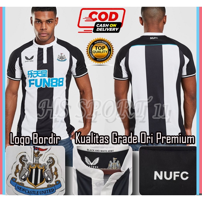 JERSEY BOLA NEWCASTLE HOME 2021 2022 IMPORT TERBARU BAJU BOLA PRIA