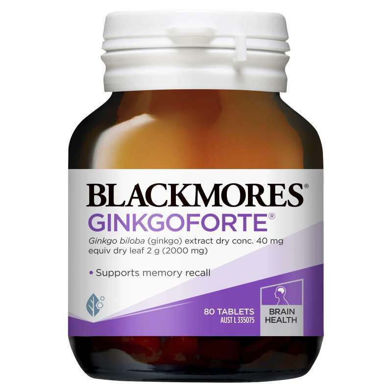 Blackmores Ginkgo Recall (KEMASAN BARU)  30Tablet