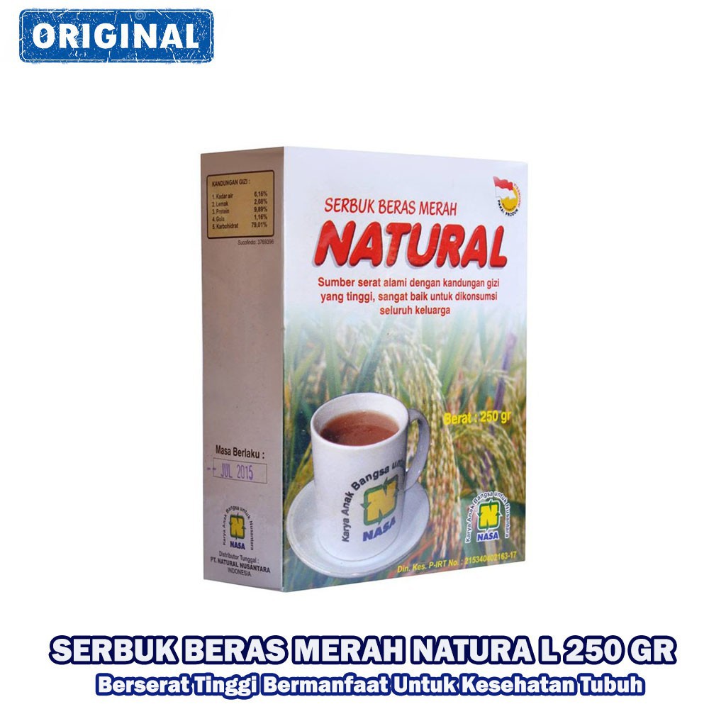 

Serbuk Beras Merah Natural ( SBMN ) 250 GRAM Untuk Kesehatan Pencernaan dan Penyakit Lambung