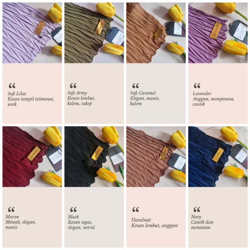 YS 116/Pashmina Plisket by Yasmin