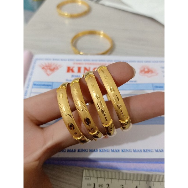 GELANG BANGKOK ANAK EMAS ASLI 6K/300