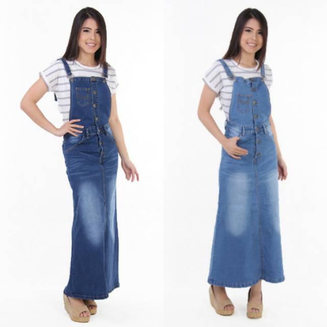 Rok Kodok Panjang WearPack Jeans Wanita Panjang Rok Panjang Sale 1744 1745