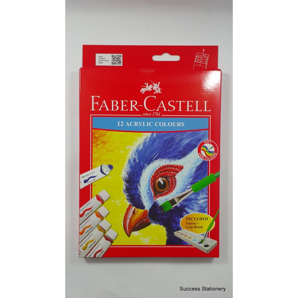 

FABER ACRYLIC COLORS 12W 572312