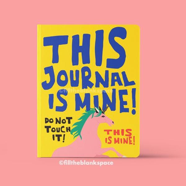 

NEW Blank Journal - This Journal Is Mine