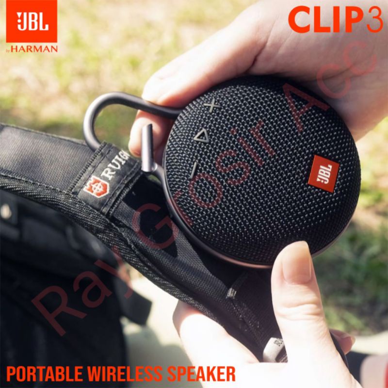 Speaker Bluetooth Wireless Portable JBL Clip 3 speker Clip3