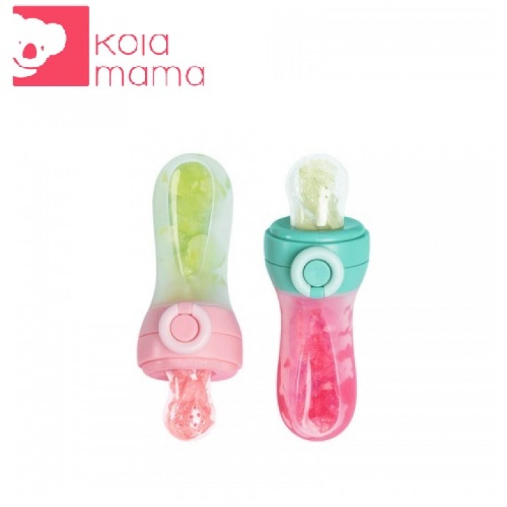 KOLAMAMA Botol Dot Bayi Squeezable Fruit Vegetable Self Feeder KDN01