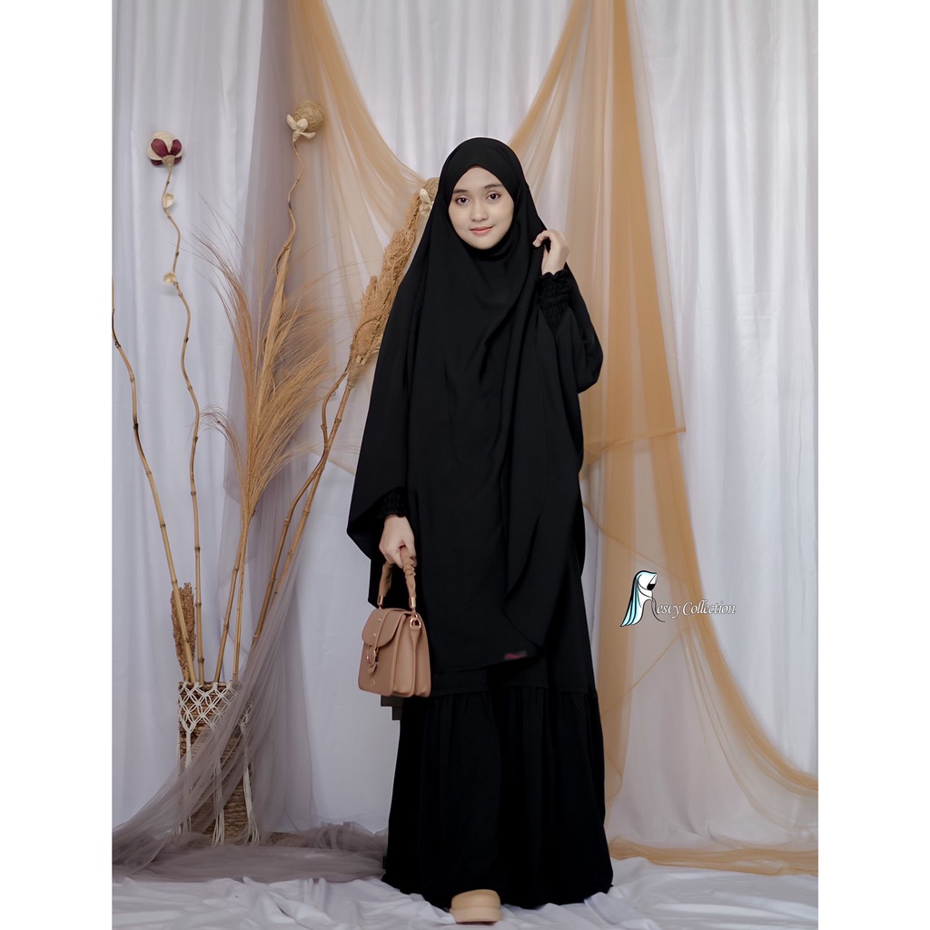 Gamis Set French Khimar Jasmine Set