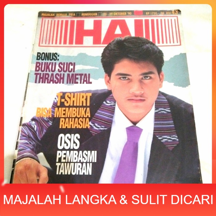 Majalah HAI No.43 Okt 1990 FRELY Langka