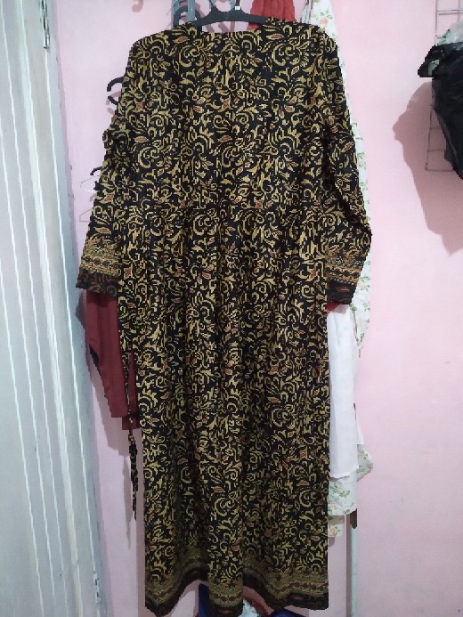 Gamis Batik Tuneeca Kombinasi Size S M L Xl Xxl