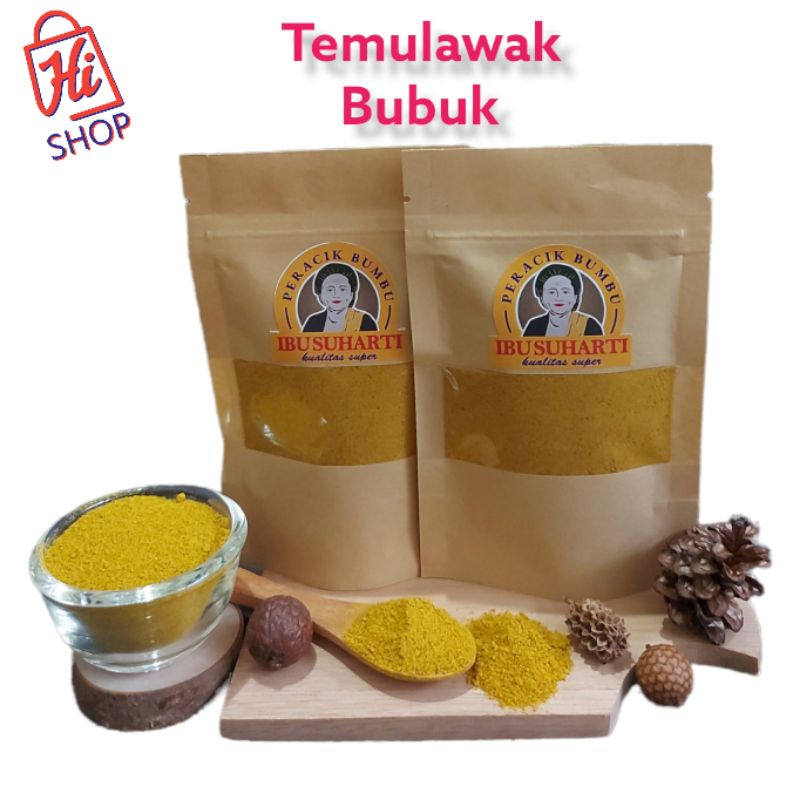 

Ibu Suharti - Rempah Temulawak Bubuk Murni Bumbu Dapur Temulawak Bubuk Pure Curcuma Powder Kualitas Premium