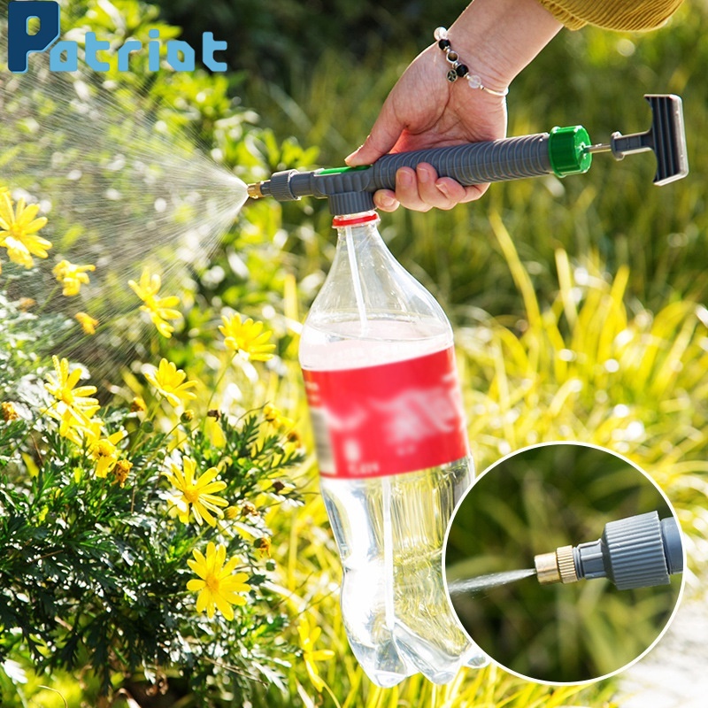 Manual Adjustable Drink Bottle High Pressure Air Pump Sprayer for  Indoor Seedlings，Garden