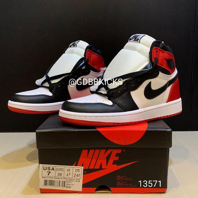 ✨ SALE SEPATU OLAHRAGA WANITA MURAH✨ NIKE AIR JORDAN 1 RETRO HIGH BLACK SATIN WMNS HIGH GRADE