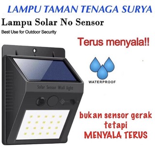 LAMPU DINDING SOLAR 30 LED TENAGA SURYA NON SENSOR
