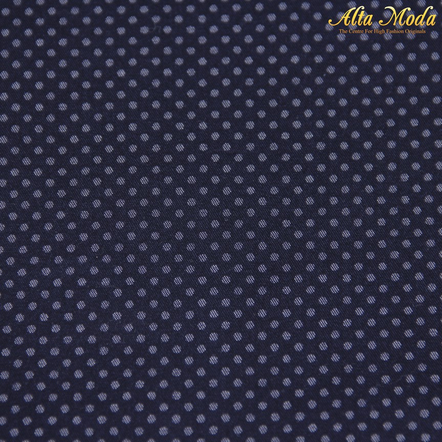

Alta Moda Cotton Shirting Indigo Motif Polkadot Abu Kecil (1M)