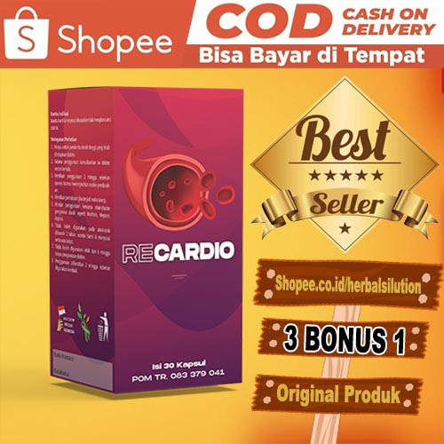 OBAT RECARDIO HIPERTENSI ASLI  - RECARDIO ORIGINAL MENGATASI HIPERTENSI JANTUNG DAN ASAM URAT