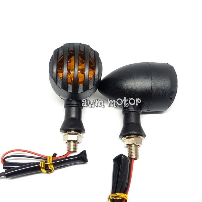 Lampu Sen Acipi grill model classic jeep style lampu sen tralis isi 2 pcs