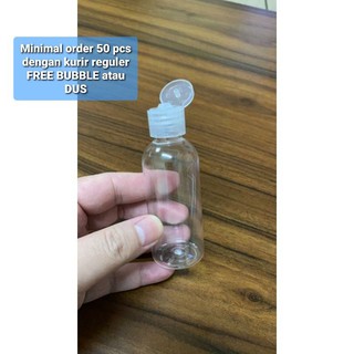 Image of botol fliptop 60 ml botol flip top 60ml flip cap 60ml plastik pet