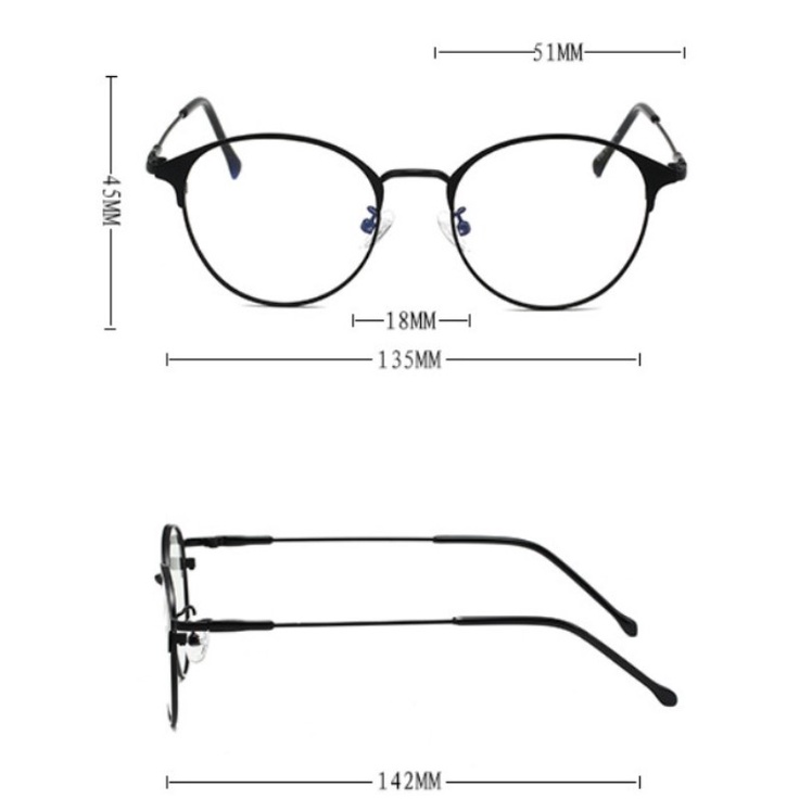 PA Kacamata Photocromic Korea / Anti Radiasi 2 In 1 Potokromik Photochromic Pria Wanita Blue Ray POLARIZED UV 400 Photochromic 2 in 1 RETRO KOREAN SQUARE FASHION FRAME KC009 (PTC001)