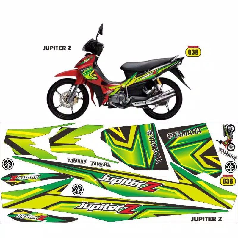 sticker striping variasi jupiter z 2004-2008 variasi grafis 1
