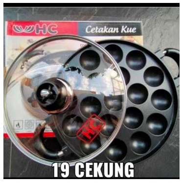 Cetakan 19 Lubang / Cetakan Takoyaki / Cetakan Takoyaki 19 Lubang HC / Cetakan 19H / Cetakan Kue Cubit