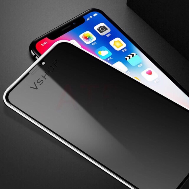 TEMPER GLASS IPHONE XR - IPHONE 11 ANTI SPY 5D FULL SCREEN COVER