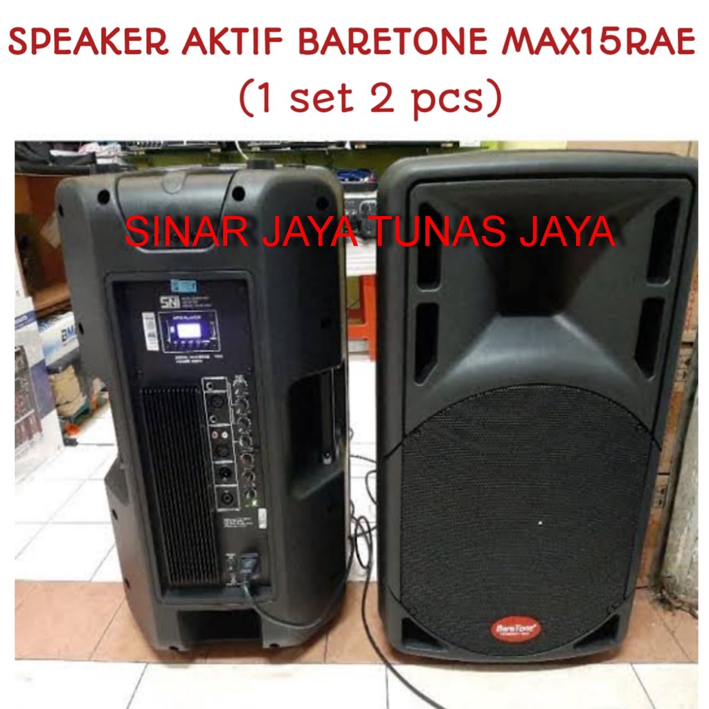 SPEAKER AKTIF BARETONE MAX15RAE SPEAKER AKTIF 15INCH ORIGINAL aktif aktif FREE BONUS