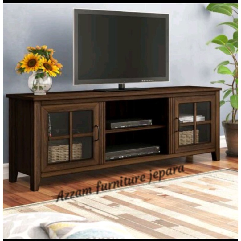 bufet tv jati klasik/meja tv mebel jepara