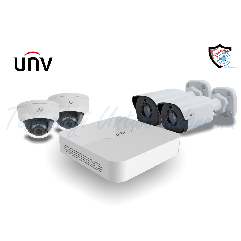 Paket 4 CCTV IP Camera Brand UNV