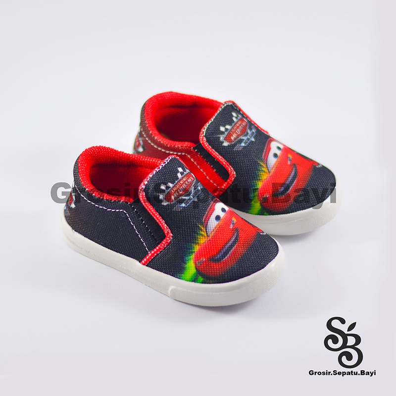 sepatu anak laki laki slip on motif superhero murah