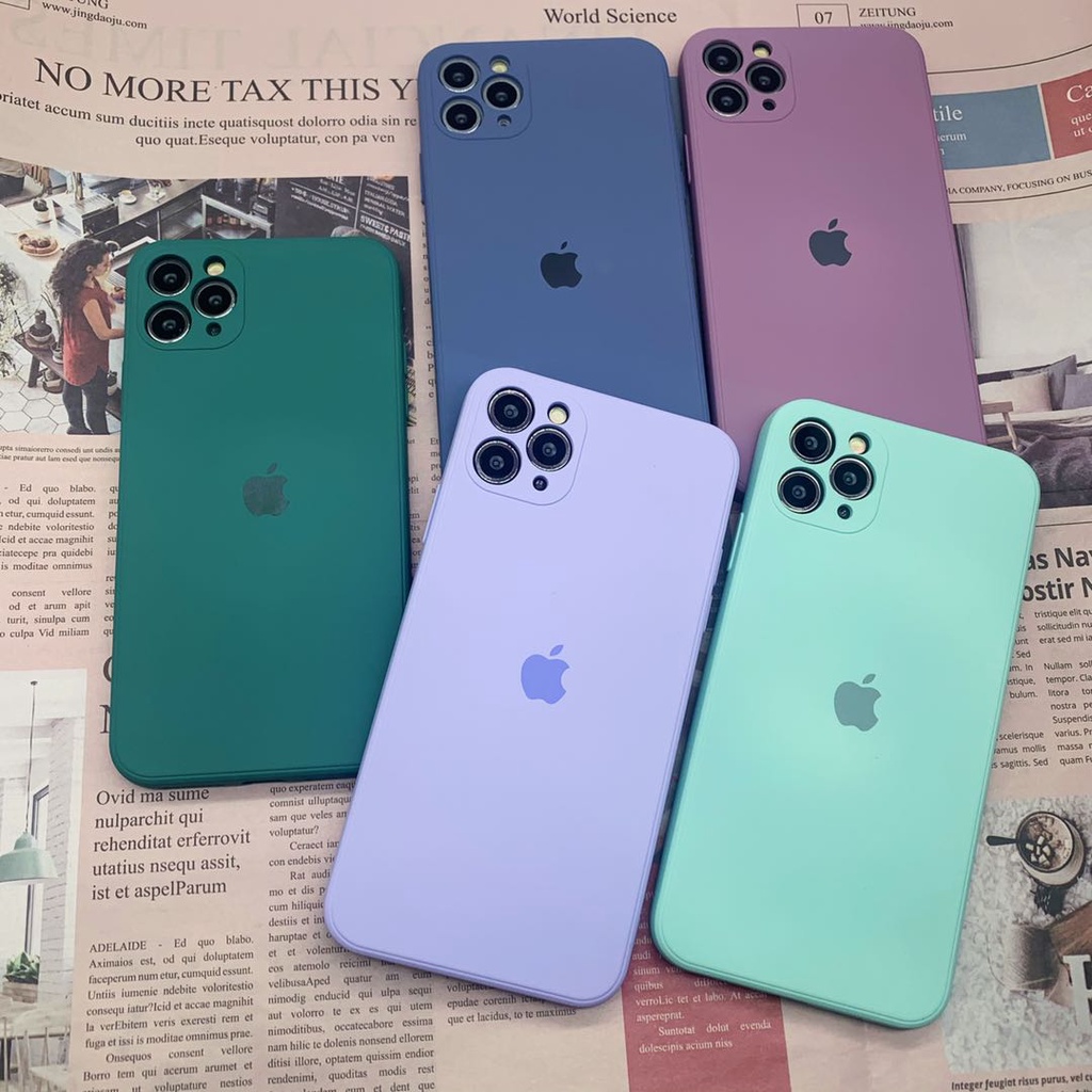 Terlihat seperti iphone 12, silikon lembut dengan bulu di dalam, cocok untuk Casing iPhone 11 Pro Max 6 6 s 7 8 SE2 2020 X XS XR XSMAX 7Plus 8P Anti-fouling shell pembersih Casing