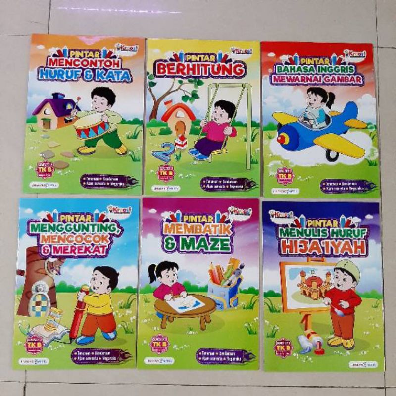 

buku paket paud /tk semester 2 isi 6 buku