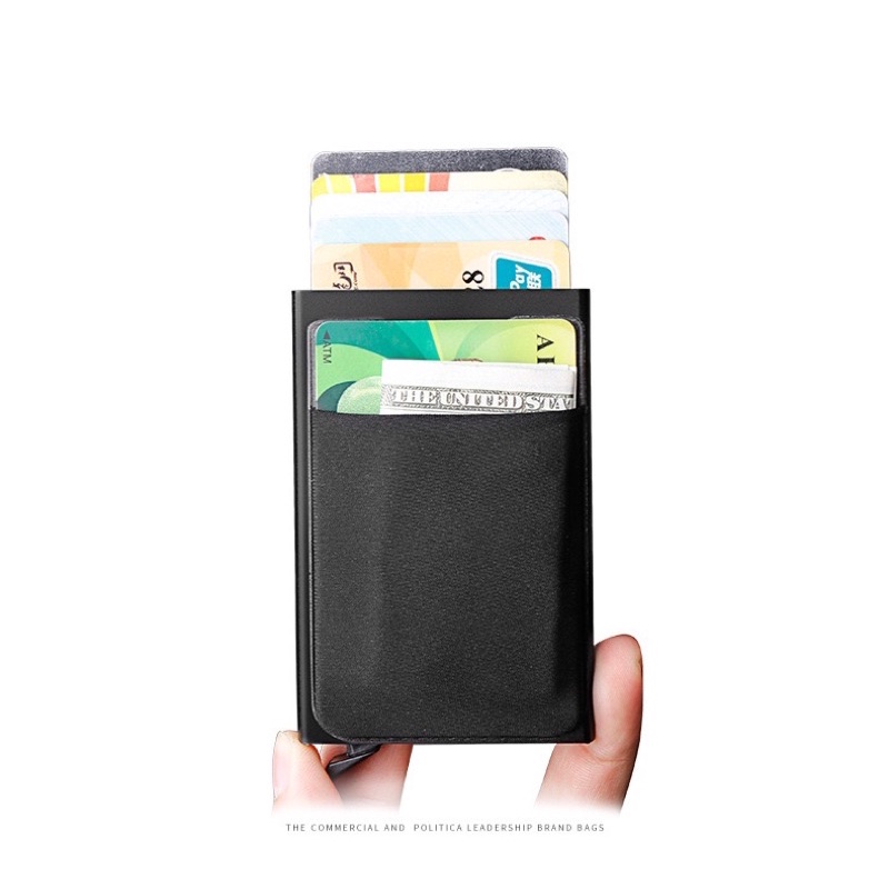 Card Holder Dompet Kartu Automatic Pop-Up Card Box 1838