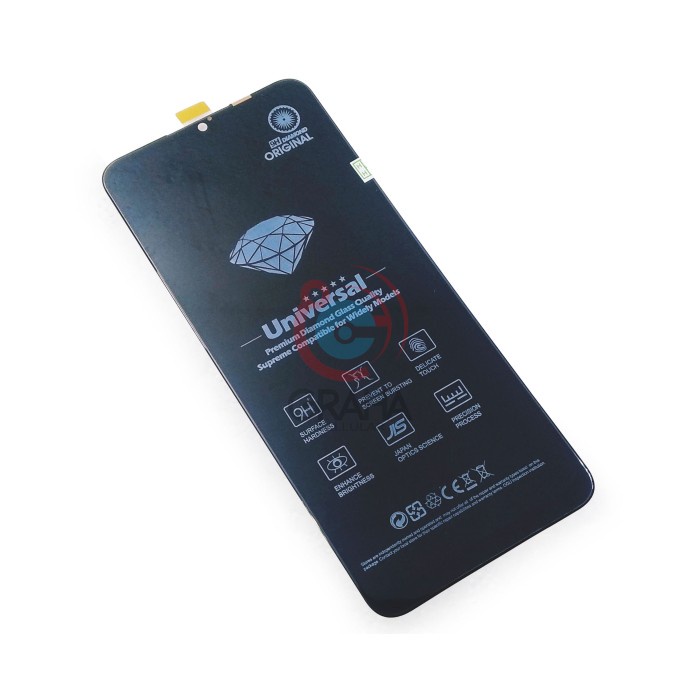 TERBARU- BISA COD LCD OPPO A5 2020 / A9 2020 / REALME C3 / 5 / 5I / 5S / 6I ORI FULLSET - Hitam