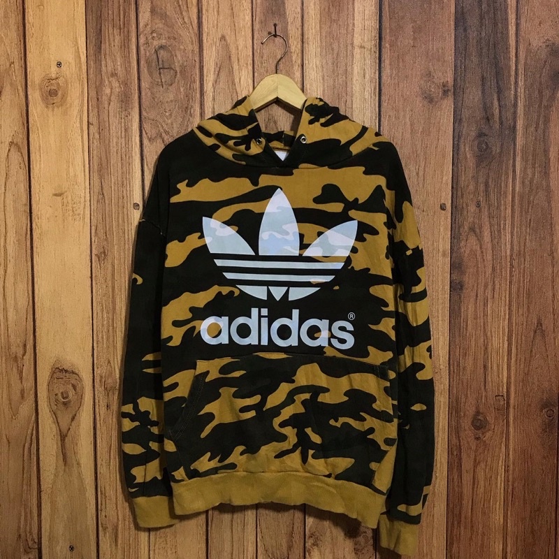 Hoodie adidas three foil camo