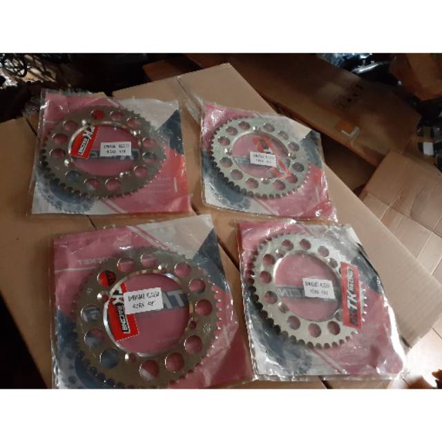GEAR BELAKANG TK RACING UKURAN 44-50T KLX DTRACKER 150
