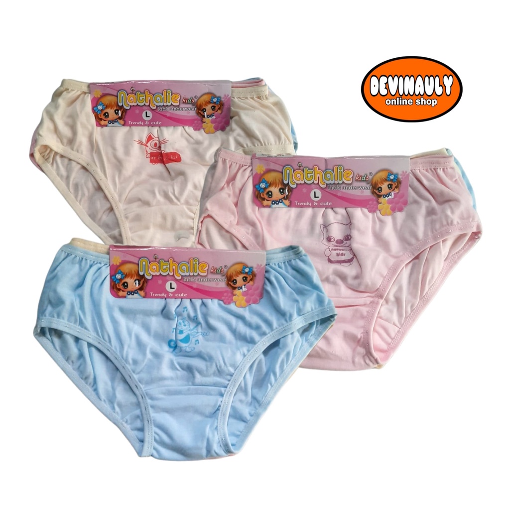 Celana dalam anak perempuan [ isi 3 pcs ] Nathalie kids 506