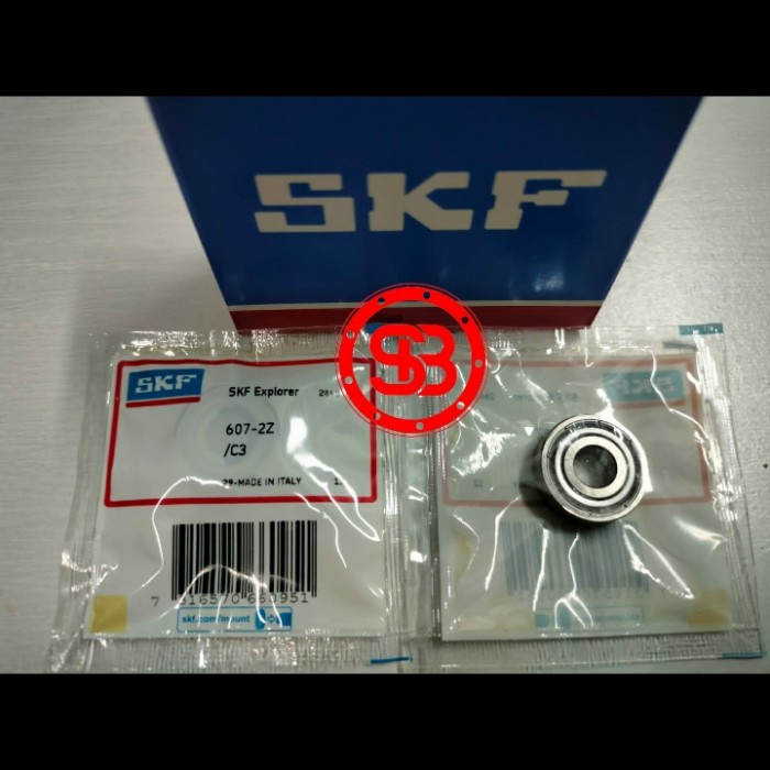 LAKER 607 ZZ C3 - 607ZZC3 SKF ORIGINAL MINIATUR BALL BEARING