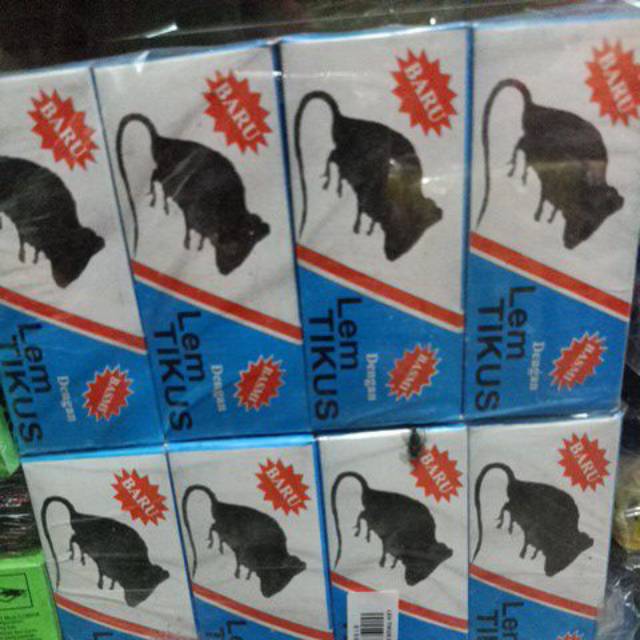 LEM PERANGKAP TIKUS KEMASAN BOTOL ISI 12 PCS(1LUSIN)