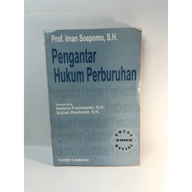 Jual Pengantar Hukum Perburuhan Shopee Indonesia