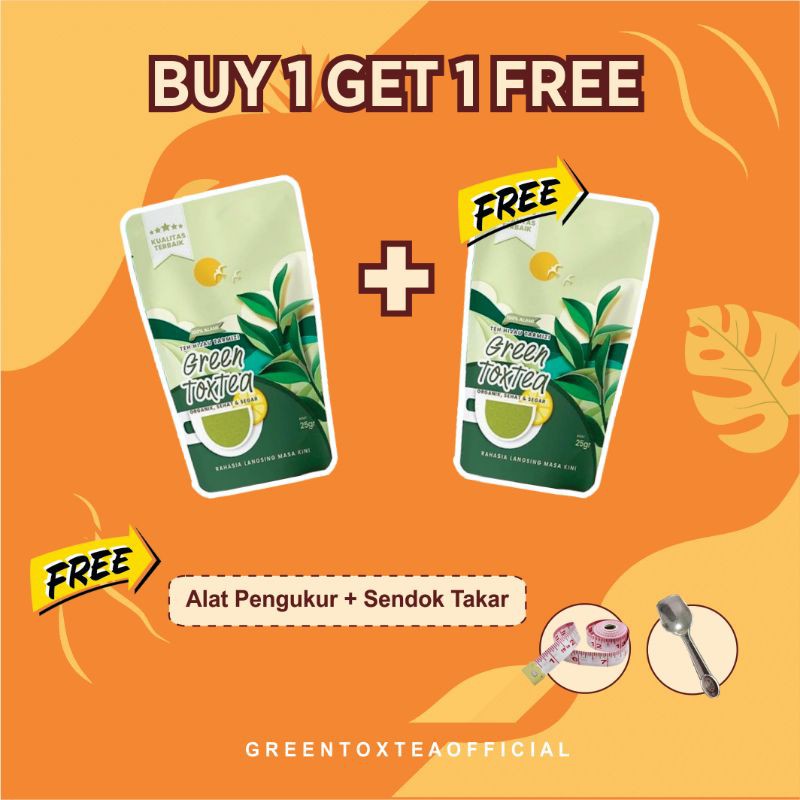 

GREENTOXTEA PROMO BUY 1 GET 1 FREE TEH PELANGSING BERGARANSI