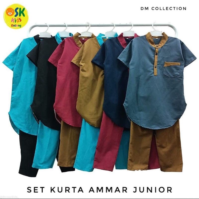 set kurta anak kurta ammar junior