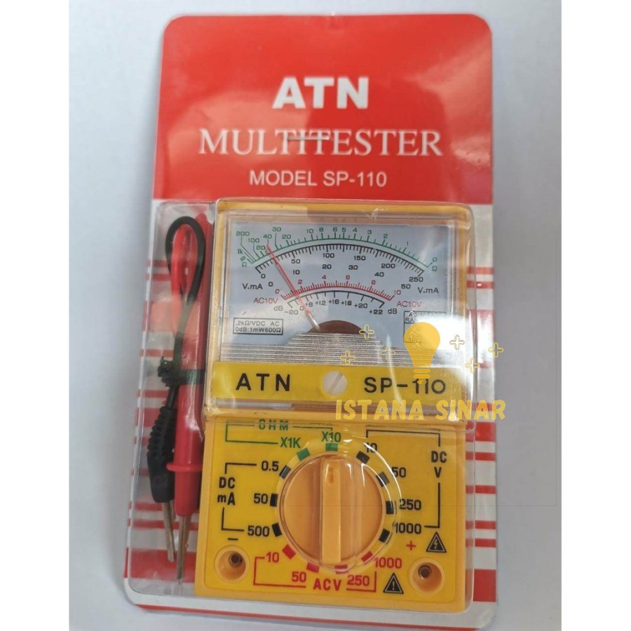 Multitester multimeter multi tester ATN Voltmeter ohm meter saku