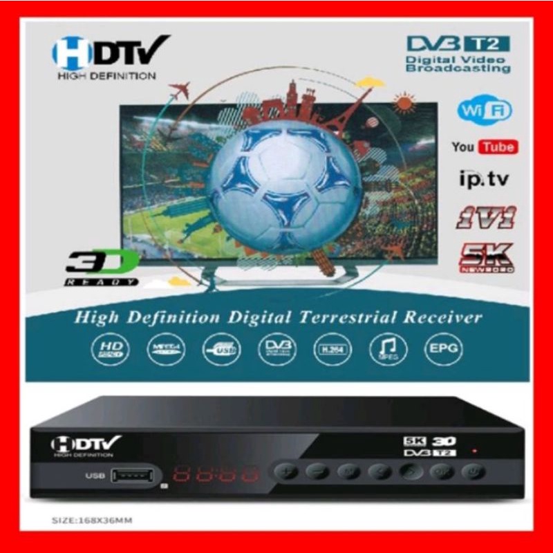STB TV DIGITAL SET TOP BOX NOISE / WELHOME SET TOP BOX DVB T2 01 DVBT2-01 NOISE STB berkualitas berg
